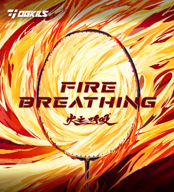 OGKILS Fire Breathing Badminton Racket